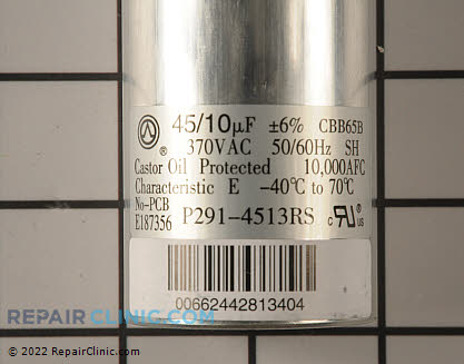 Run Capacitor P291-4513RS Alternate Product View
