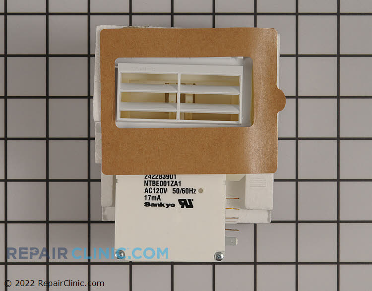 Frigidaire 242303001 Refrigerator Air Damper Control Assembly Genuine OEM part 
