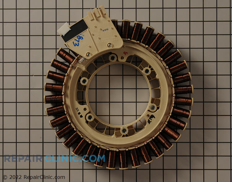 Motor stator assembly with rotor position sensor - Item Number DC31-00111A