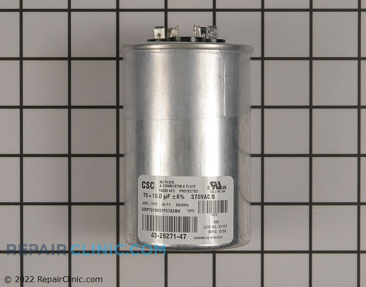 期間限定30％OFF! Air 43 | Part 43-26271-47 Capacitor Run Dual Conditioner ぬいぐるみ