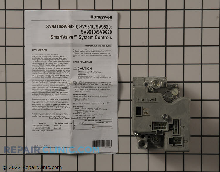 Gas Valve Assembly 5H76382 Alternate Product View