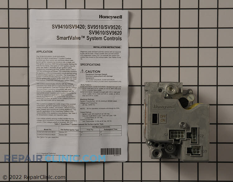 Gas Valve Assembly 5H76383 Alternate Product View