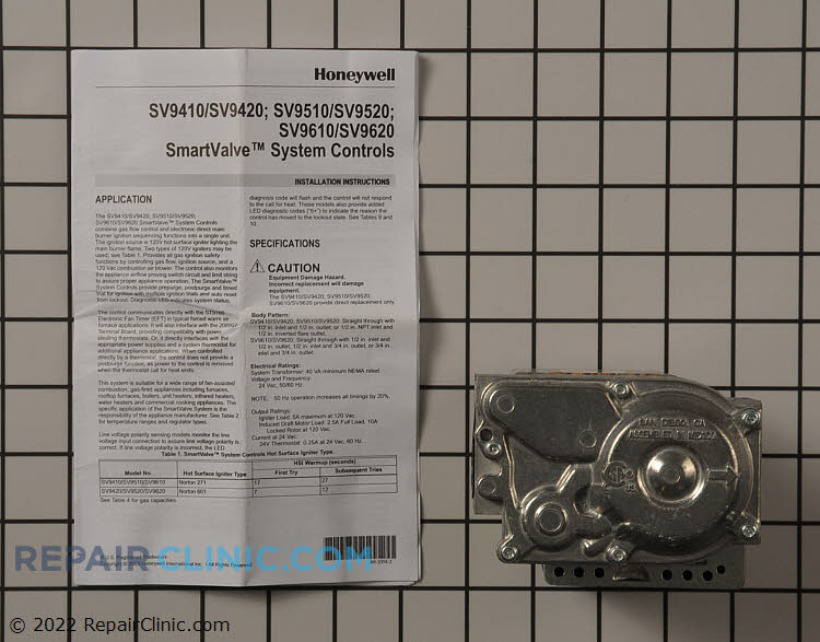 Gas Valve Assembly 5H76383 Alternate Product View