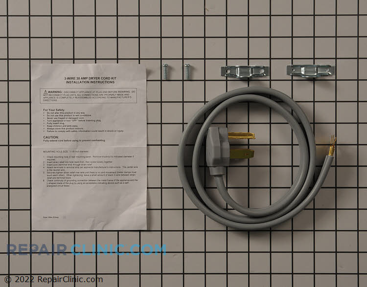 Dryer cord - Item Number WX09X10002