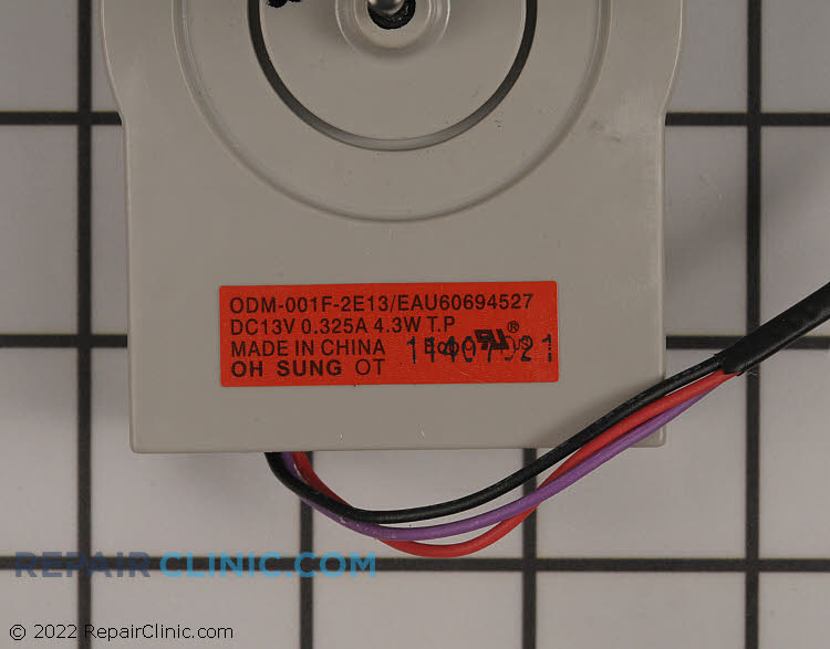 Refrigerator Evaporator Fan Motor EAU60694527 Fast Shipping Repair Clinic