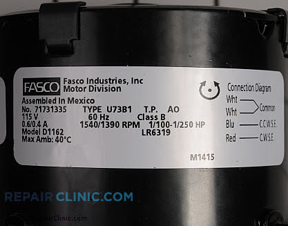 Motor D1162 Alternate Product View
