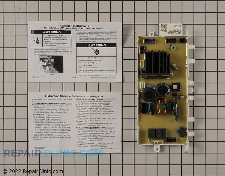 Washing Machine Control Board - W10812423 | Fast Shipping - Repair Clinic
