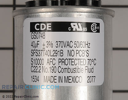 Capacitor GS-0748 Alternate Product View