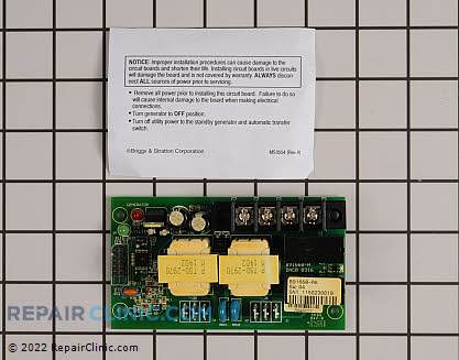 Control Board 191668GS Alternate Product View
