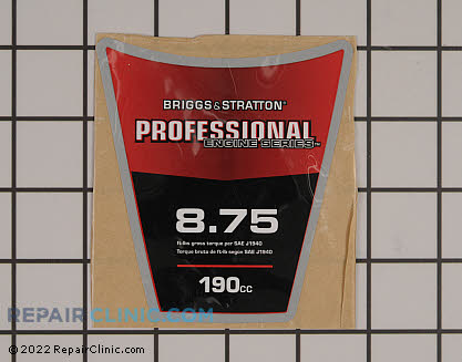 Label 312180GS Alternate Product View