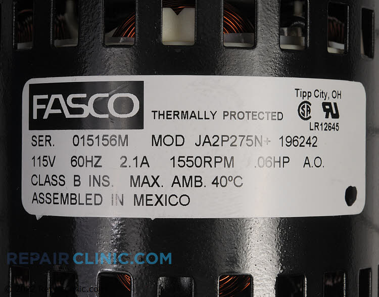 Reznor 196242 Unit Heater Motor | Repair Clinic