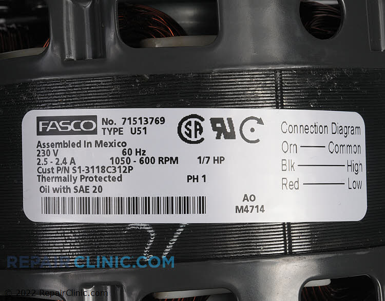 Motor S1-3118C312P Alternate Product View