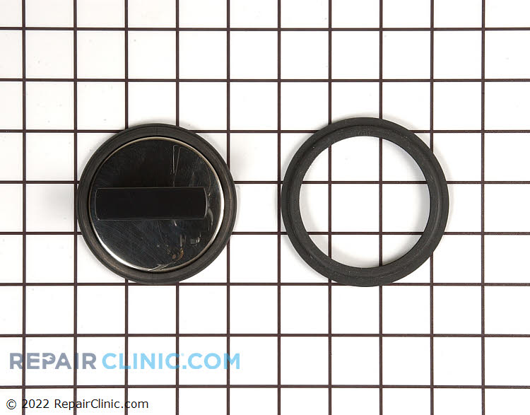 Black stopper & splash guard - Item Number 1027