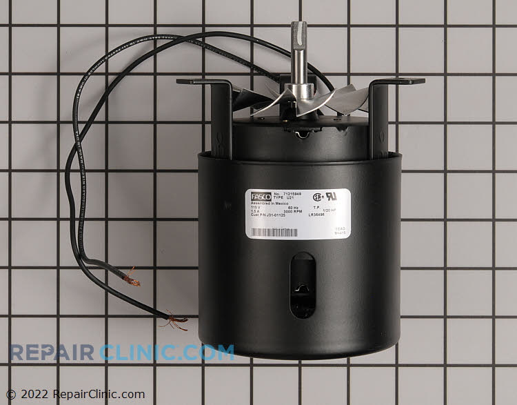 Unit Heater Vent Fan Motor J31R01125 Fast Shipping Repair Clinic