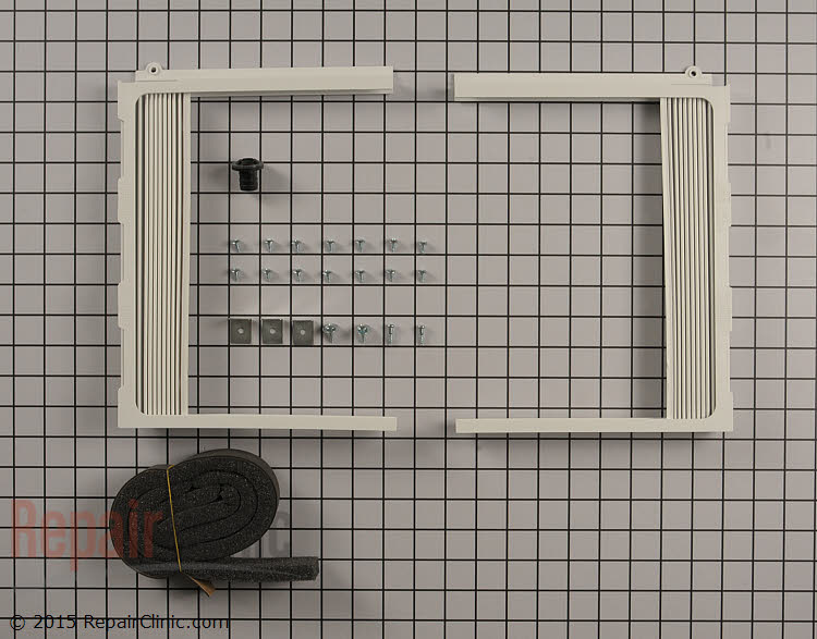 Air Conditioner Window Side Curtain And Frame Aet73691402 Fast Shipping Repair Clinic