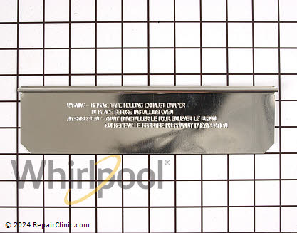 Vent Damper WPW10197773 Alternate Product View
