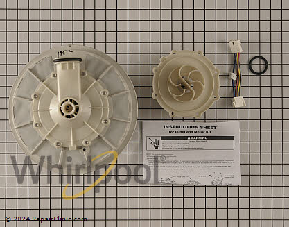 Pump and Motor Assembly W10428167 Alternate Product View