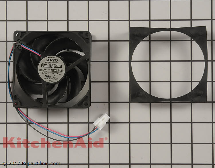 Evaporator Fan Motor W10633627 KitchenAid Replacement Parts