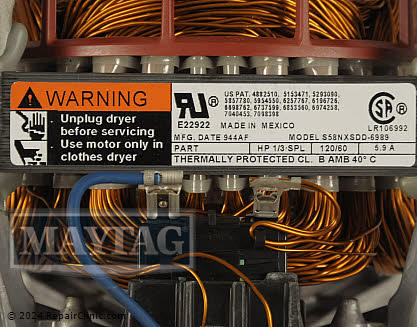 Drive Motor WP35001080 Alternate Product View
