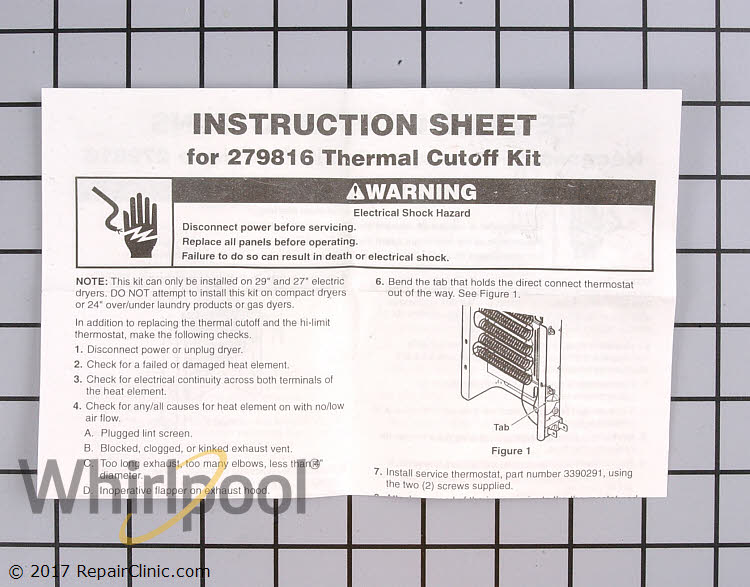 Thermal Fuse 279816 Alternate Product View