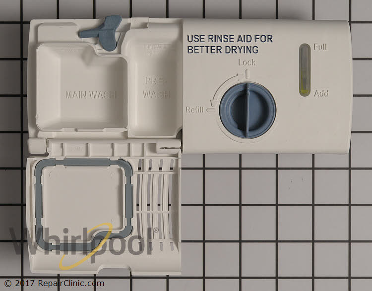 Detergent Dispenser WP8558129 Whirlpool Replacement Parts