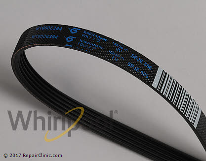 Drive Belt WPW10006384 Alternate Product View