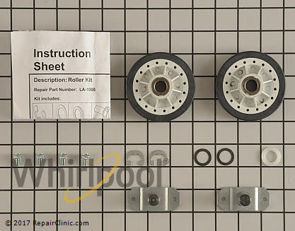 Drum Support Roller & Axle LA-1008 Alternate Product View
