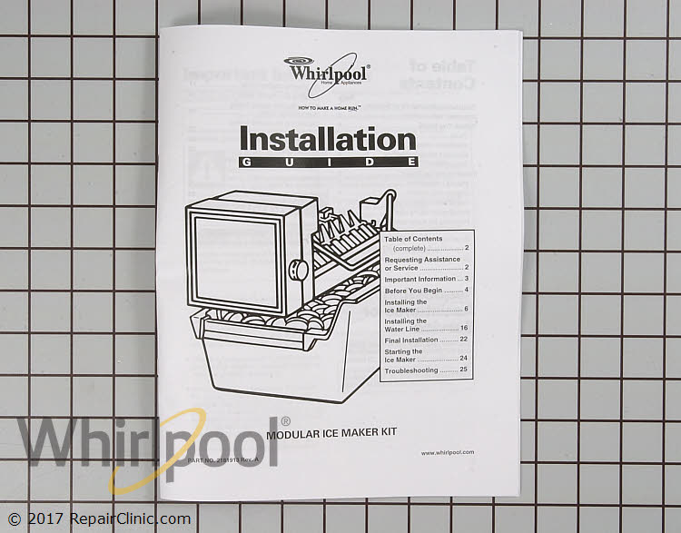 Ice Maker Assembly W11510803 Alternate Product View