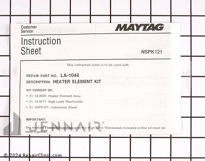 Heating Element LA-1044 Alternate Product View