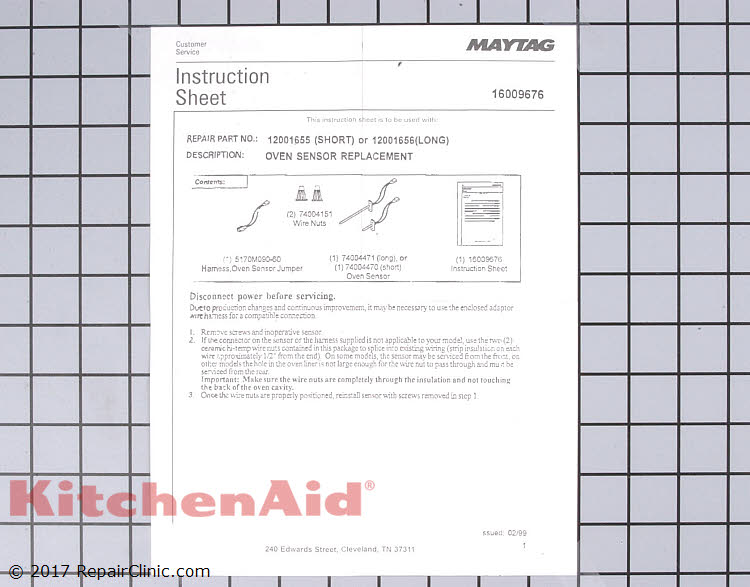 Temperature Sensor 12001655 Alternate Product View