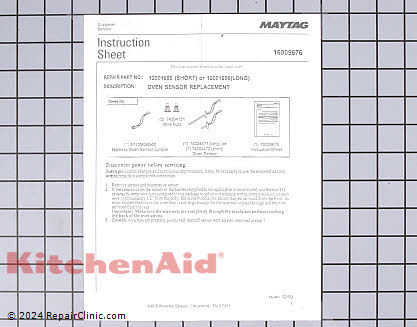 Temperature Sensor 12001655 Alternate Product View