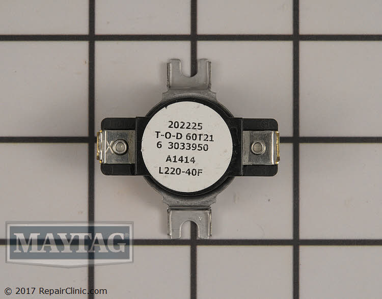 High Limit Thermostat WP303395 Maytag Replacement Parts