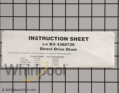Ice Bucket Baffle 4388736 Alternate Product View