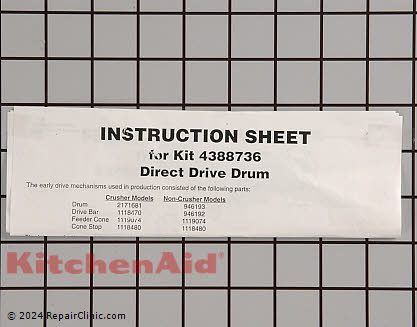 Ice Bucket Baffle 4388736 Alternate Product View