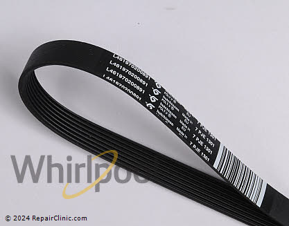 Drive Belt WPW10388414 Alternate Product View