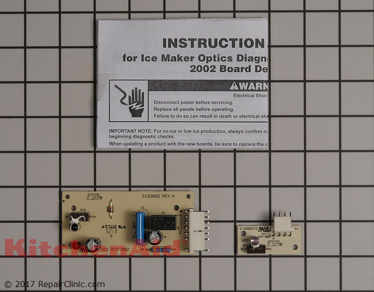 Ice Level Control Board W10757851 KitchenAid Replacement Parts