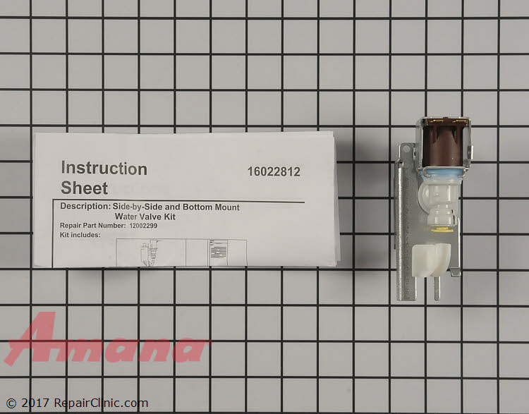 Water Inlet Valve WP67003753 Amana Replacement Parts