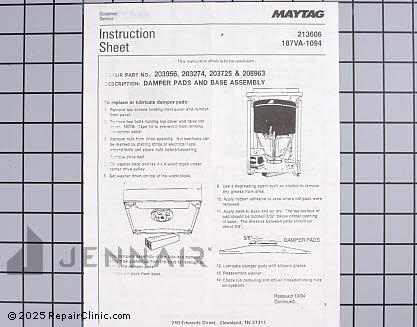 Snubber Pad 203956 Alternate Product View