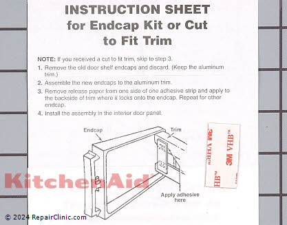 Shelf Retainer Bar Support 4318297 Alternate Product View