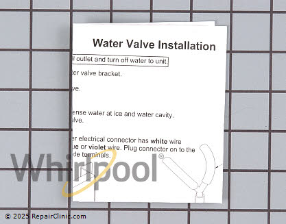 Water Inlet Valve WP12544001 Alternate Product View