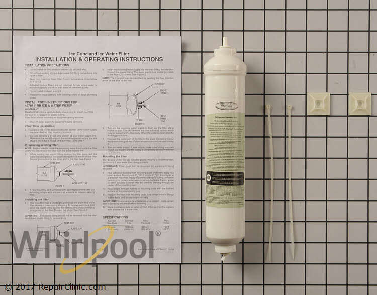 Water Filter 4378411RB Alternate Product View