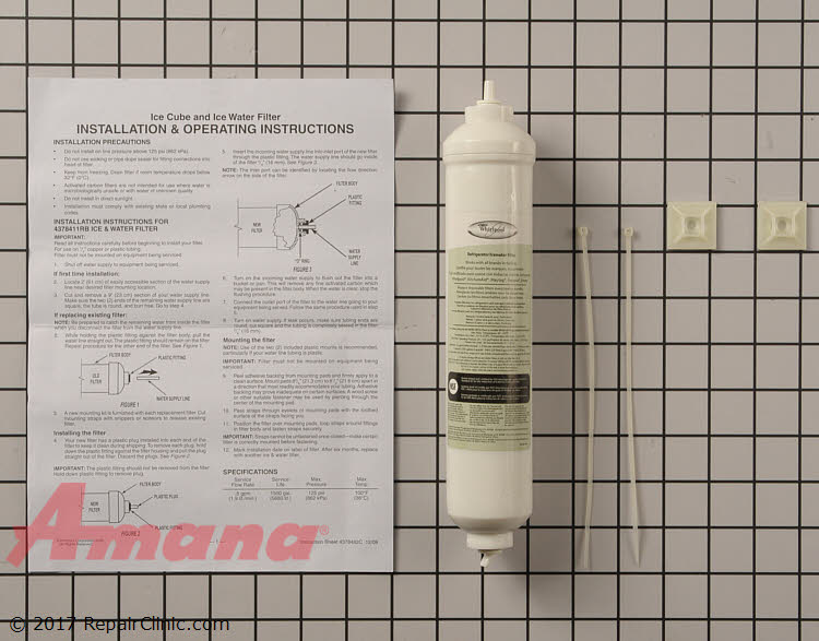 Water Filter 4378411RB Alternate Product View