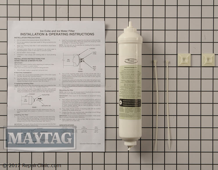 Water Filter 4378411RB Alternate Product View
