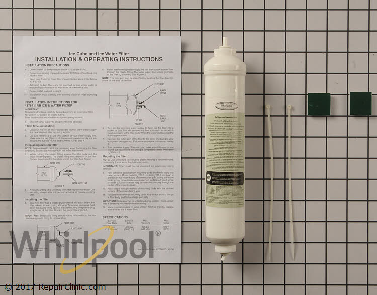 Water Filter 4378411RB Alternate Product View