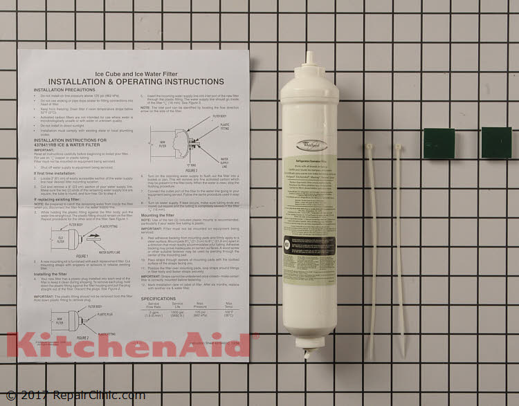 Water Filter 4378411RB Alternate Product View