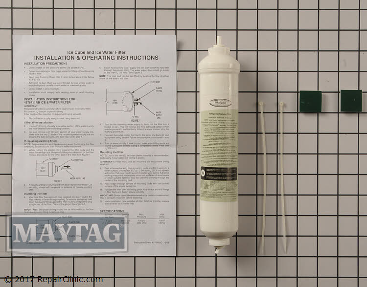 Water Filter 4378411RB Alternate Product View