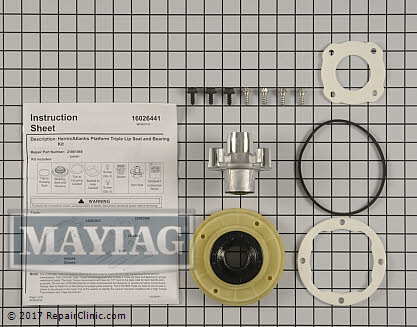 Tub Seal and Bearing Kit W10219156 Alternate Product View