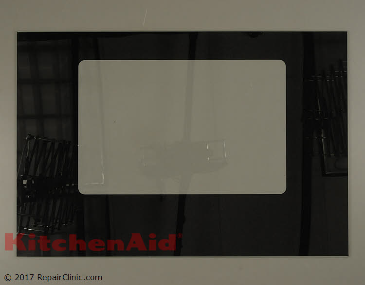 Outer Door Glass WPW10118455 | KitchenAid Replacement Parts