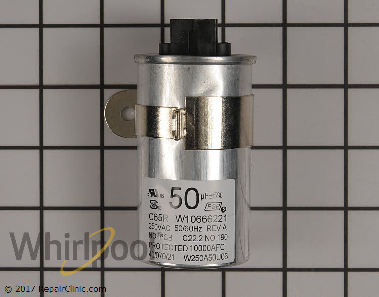 Capacitor W10804664 | Whirlpool Replacement Parts