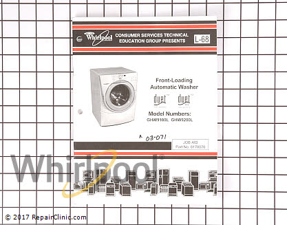 Repair Manual 8178076 Alternate Product View